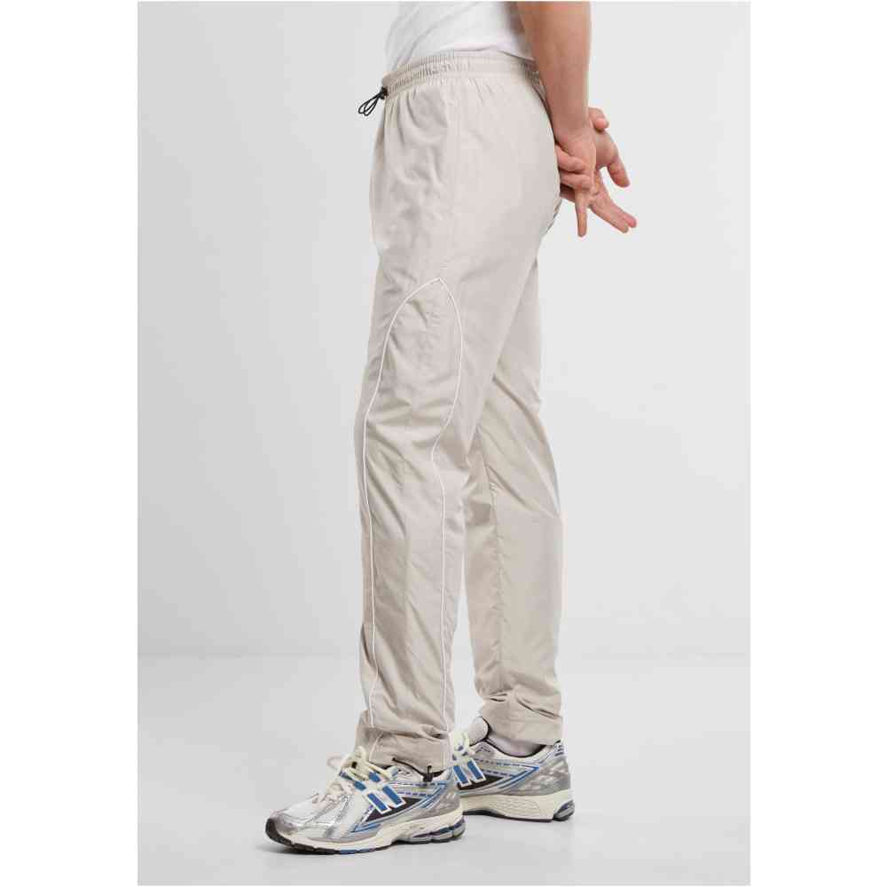 Urban Classics - Piped Panel Pantalon de survêtement - Gris